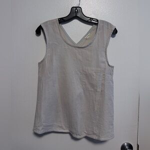 Aloha Picnic Women’s Cotton Gauze Sleeveless Tank - Made in Japan - Size Small